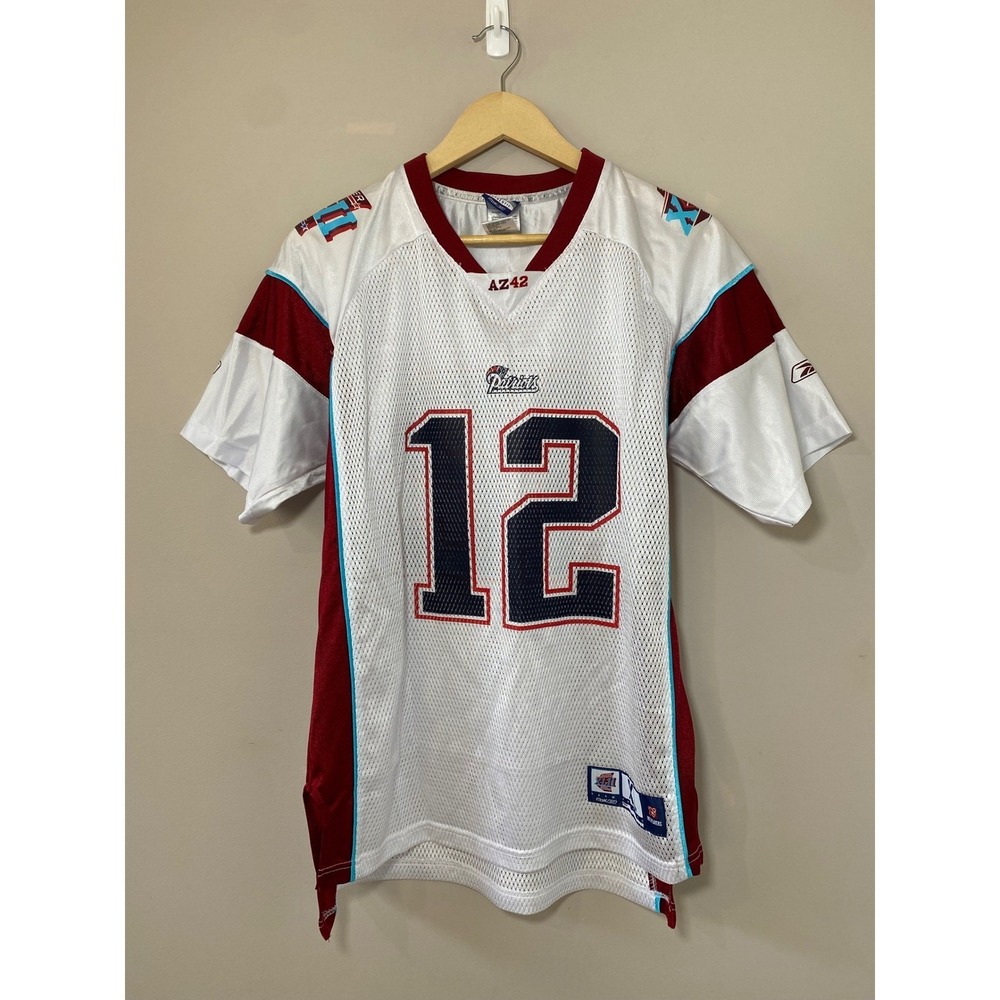 New England Patriots Tom Brady‎ 12 Super Bowl XXXVI Authentic Boys XLARGE 18-20